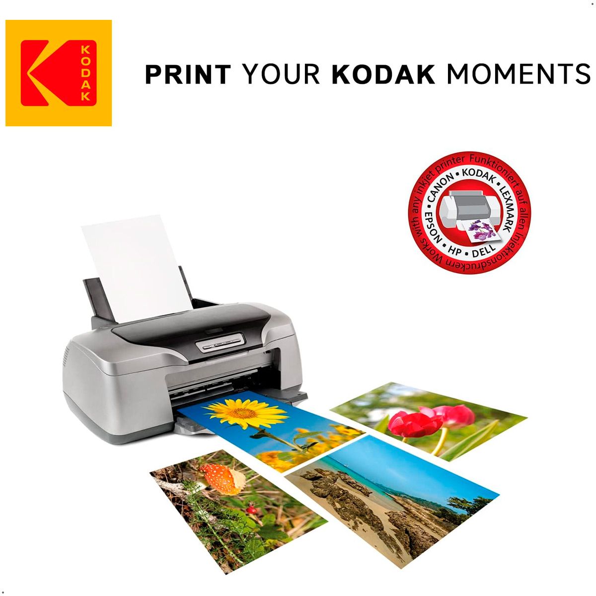 KODAK - Papel Fotografico Kodak Ultra Premium Gloss A4 280gsm x20uds