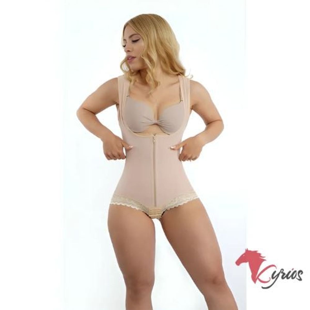 NO LOGO - Body Modeador Tirante Ancho Modelo V-132