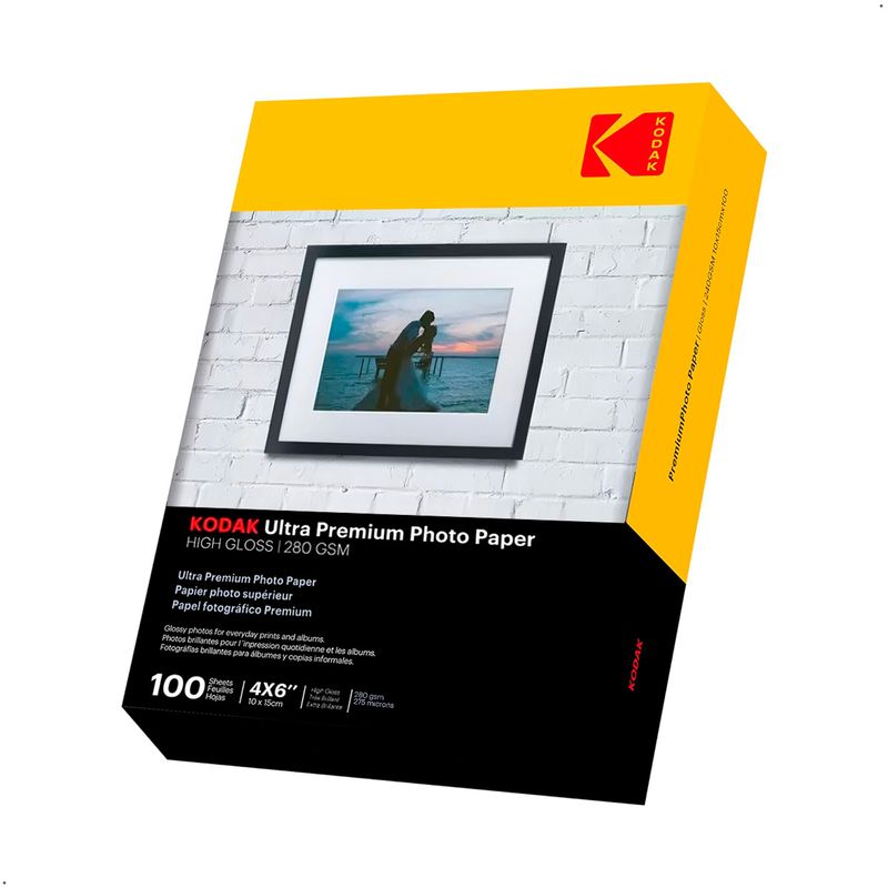 KODAK - Kodak Papel Fotográfico Ultra Premium Gloss 10 X 15cm 100und