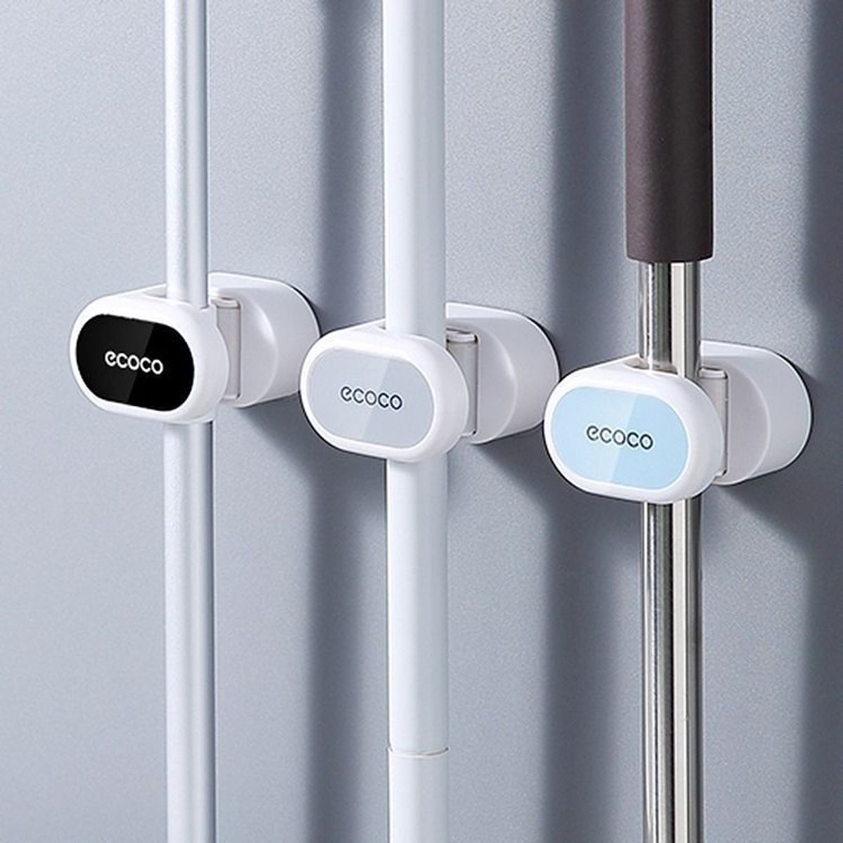 GENERICO - ORGANIZADOR DE ESCOBAS CON ADHESIVO