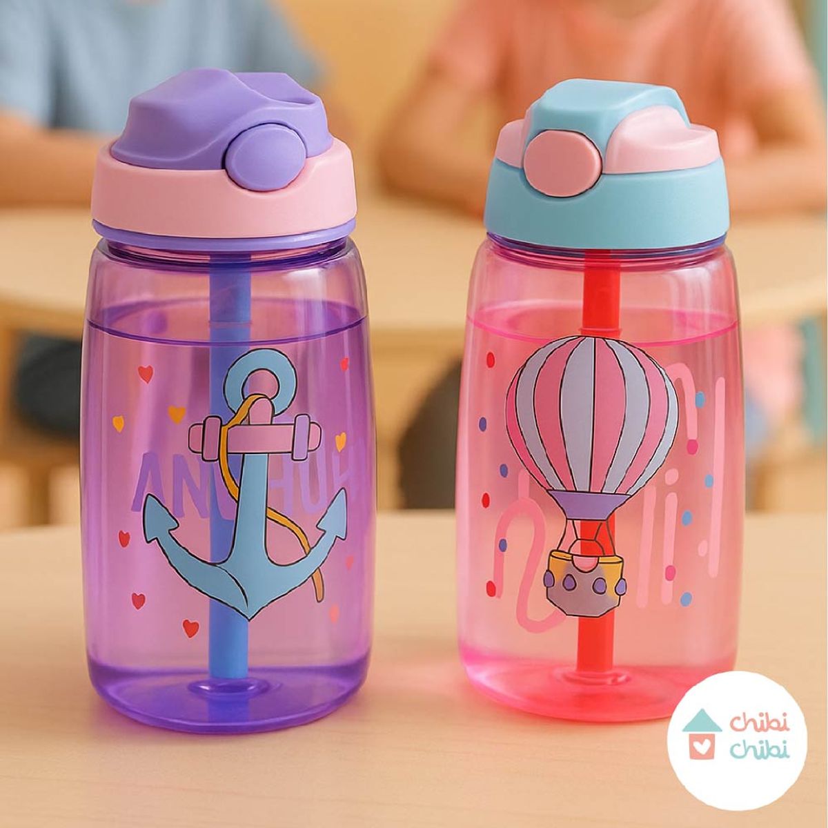 CHIBI CHIBI - Tomatodo para niños - Lila