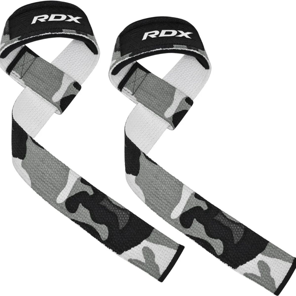 RDX - Correas de Levantamiento Antideslizantes W1 Gris Camuflaje