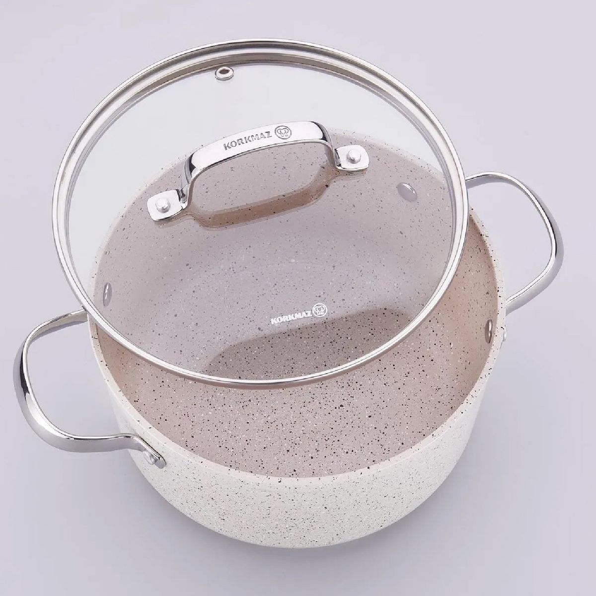 KORKMAZ - Cacerola A1261 Granita 24 x 12.5 cm KORKMAZ