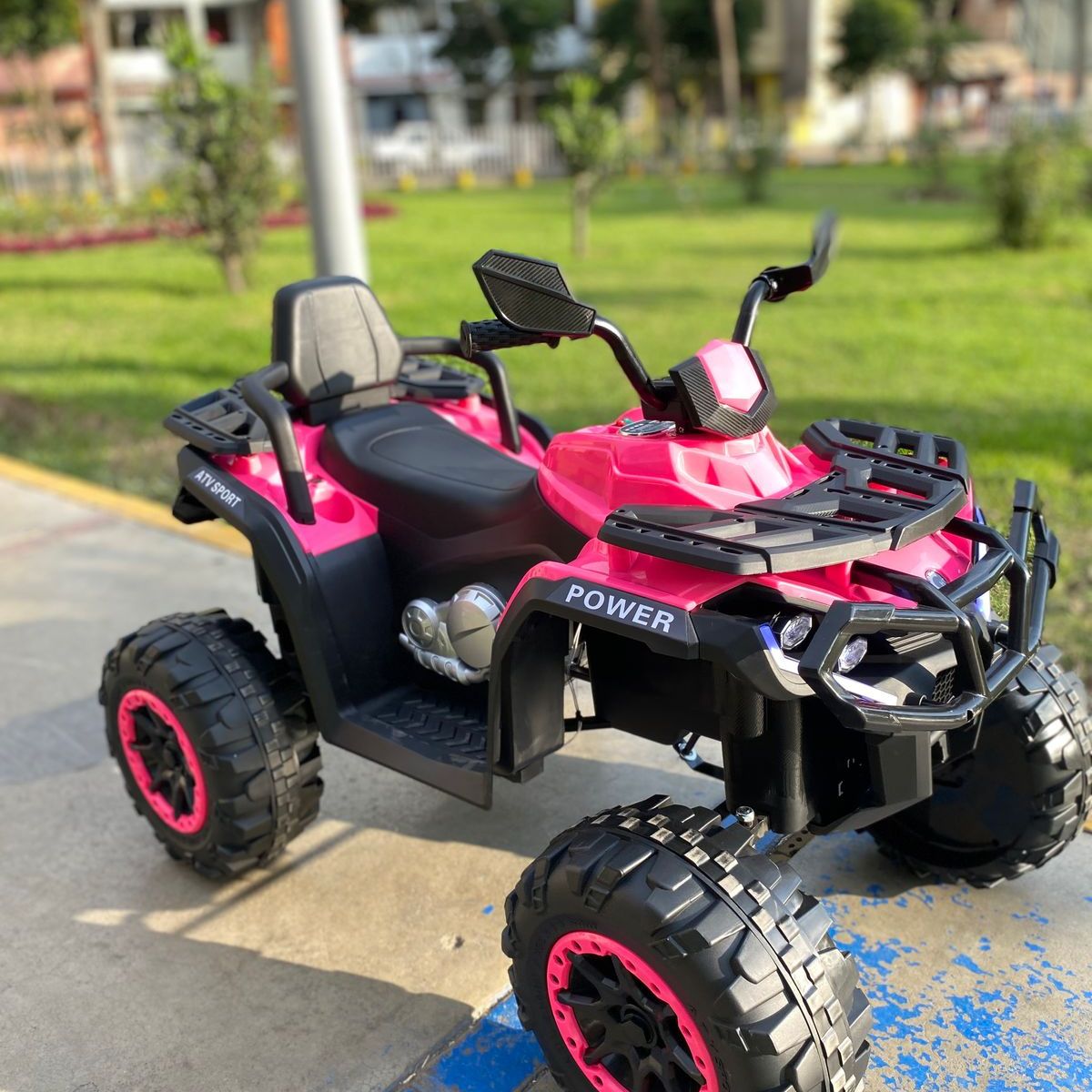 GENERICO - CUATRIMOTO FUCSIA  ELÉCTRICA - INFANTIL