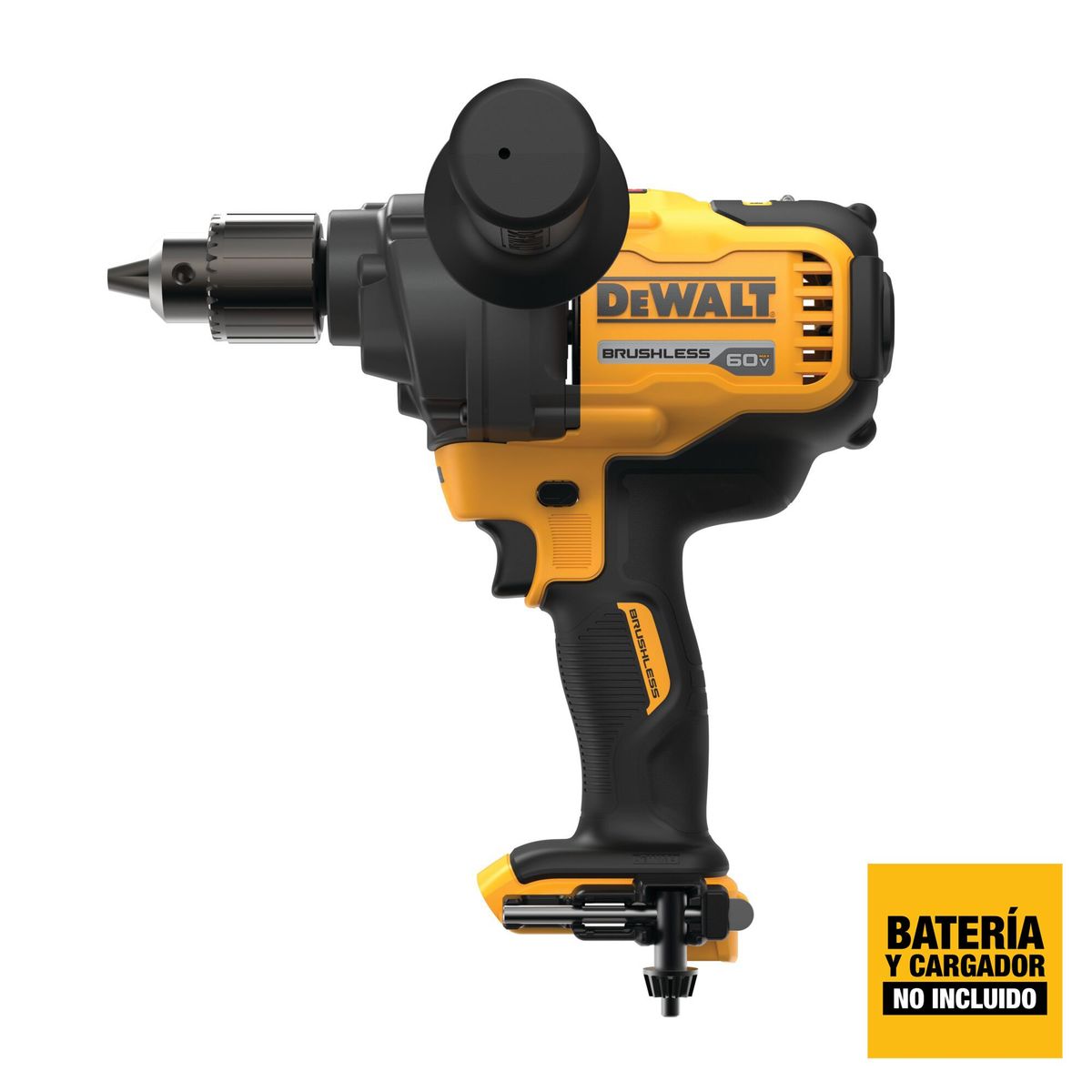 DEWALT - Taladro Mezclador 1/2'' 60V FlexVolt Brushless Dewalt DCD130B
