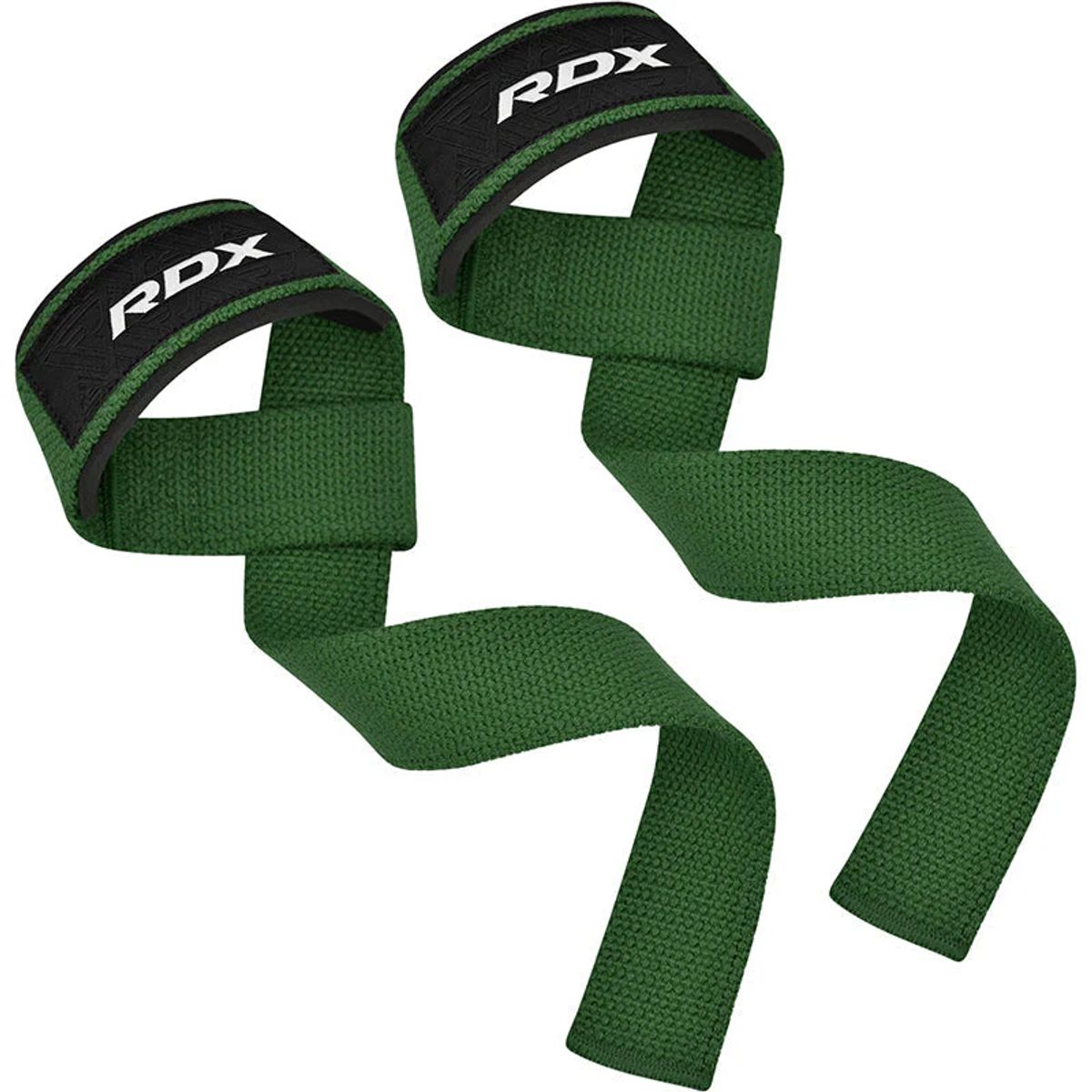 RDX - Correas de Levantamiento Antideslizantes W1 Verde