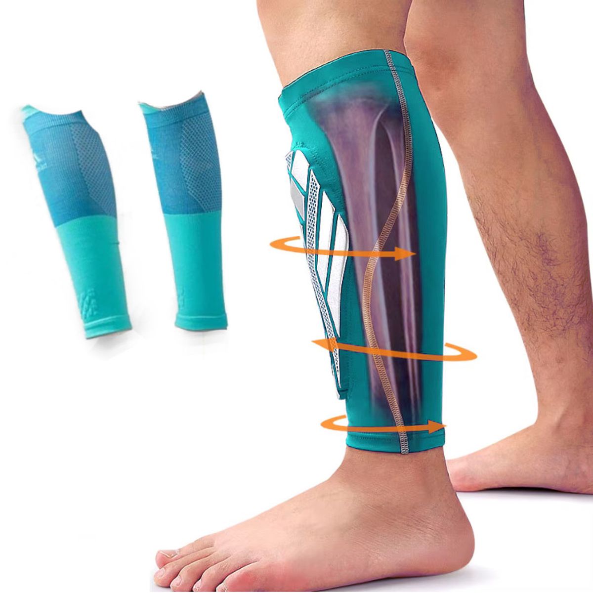 GENERICO - Manga Piernas Compresion Deportivo Gym Reduce Acido Lactico