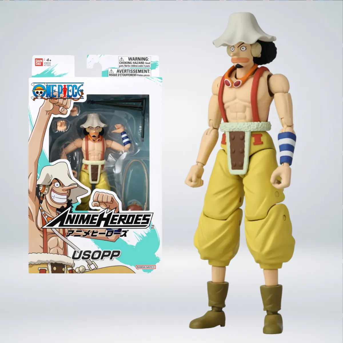 BANDAI NAMCO - FIGURA ANIME HEROES ONE PIECE - USOPP DE LOS mugiwaras