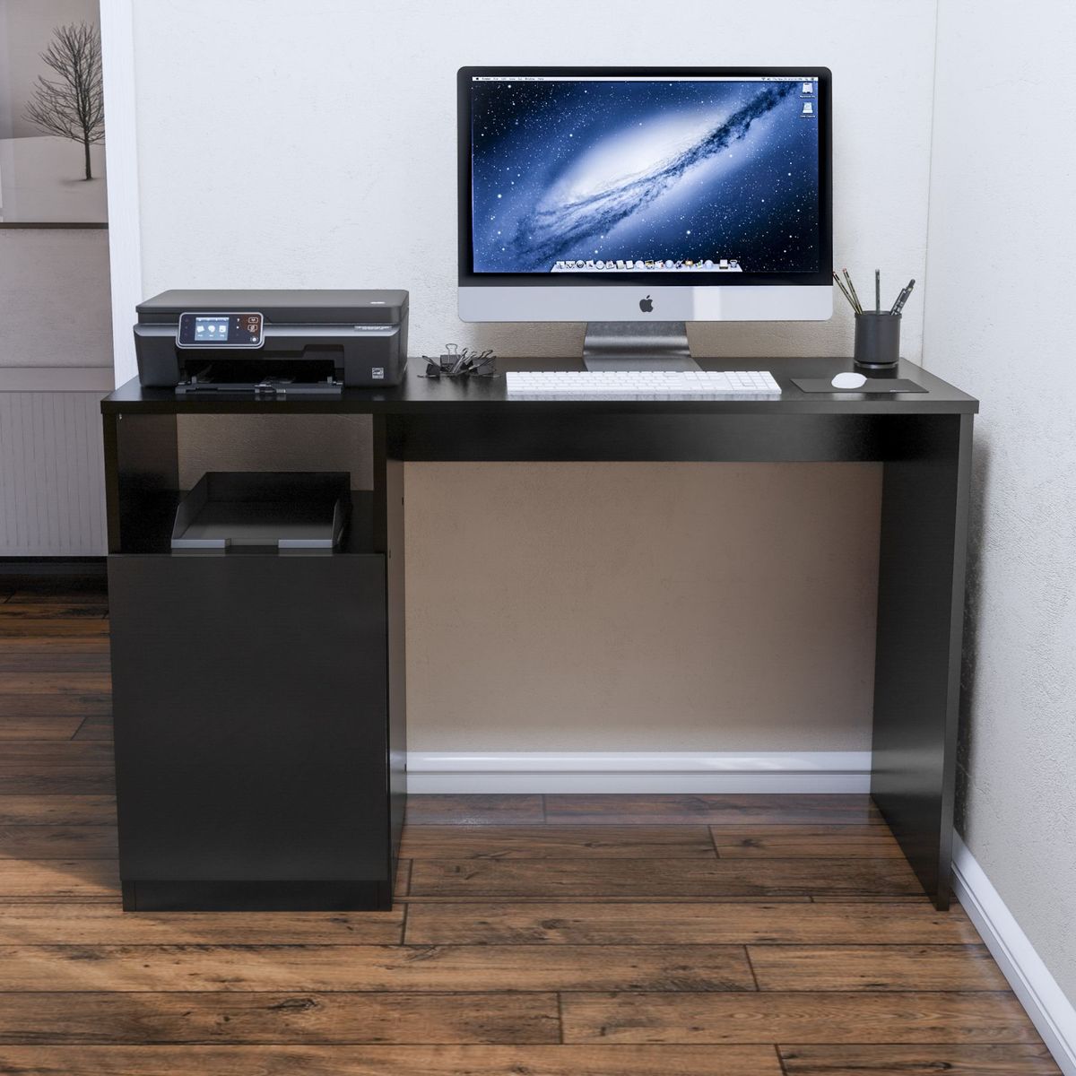 PELIKANO - Escritorio 120 cm Negro – Innovaciones Lumik