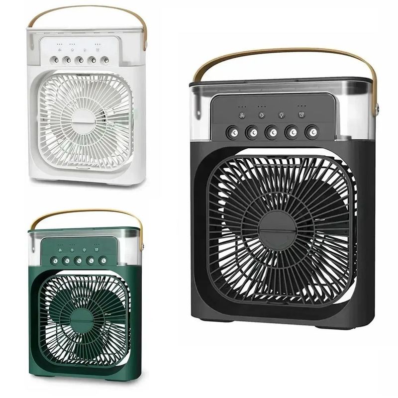 GENERICO - Ventilador humificador 3 en 1 portatil