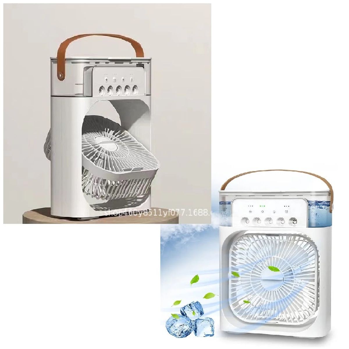 GENERICO - Ventilador humificador 3 en 1 portatil