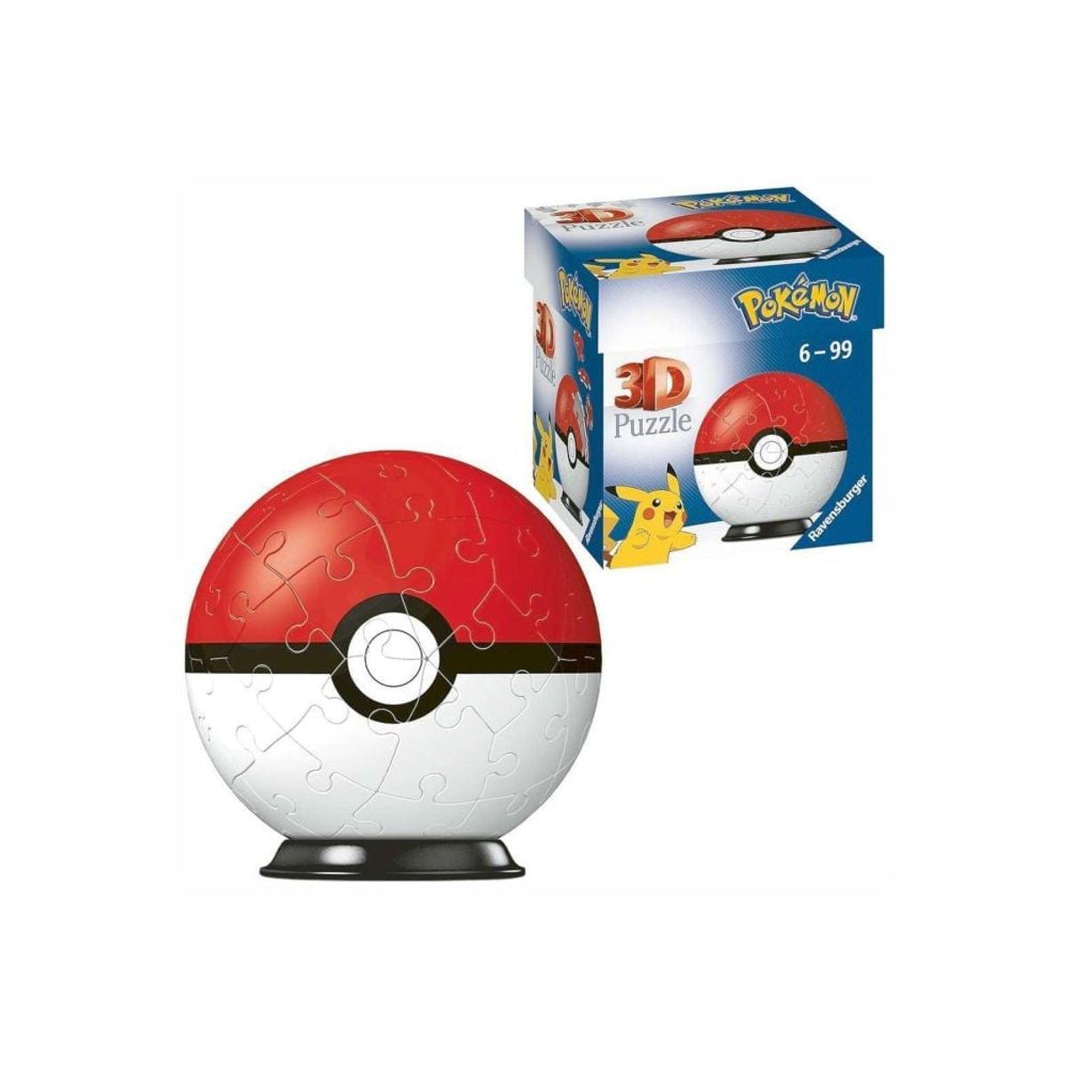 POKEMON - Pokemon Rompecabeza PokeBall 3D 54 Piezas