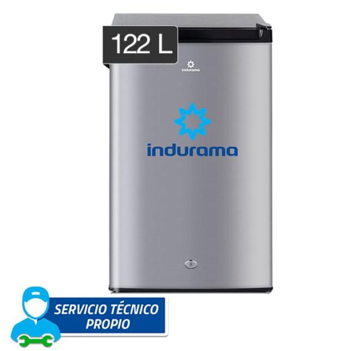 INDURAMA - FRIGOBAR INDURAMA 122 L RI159CR ACERO