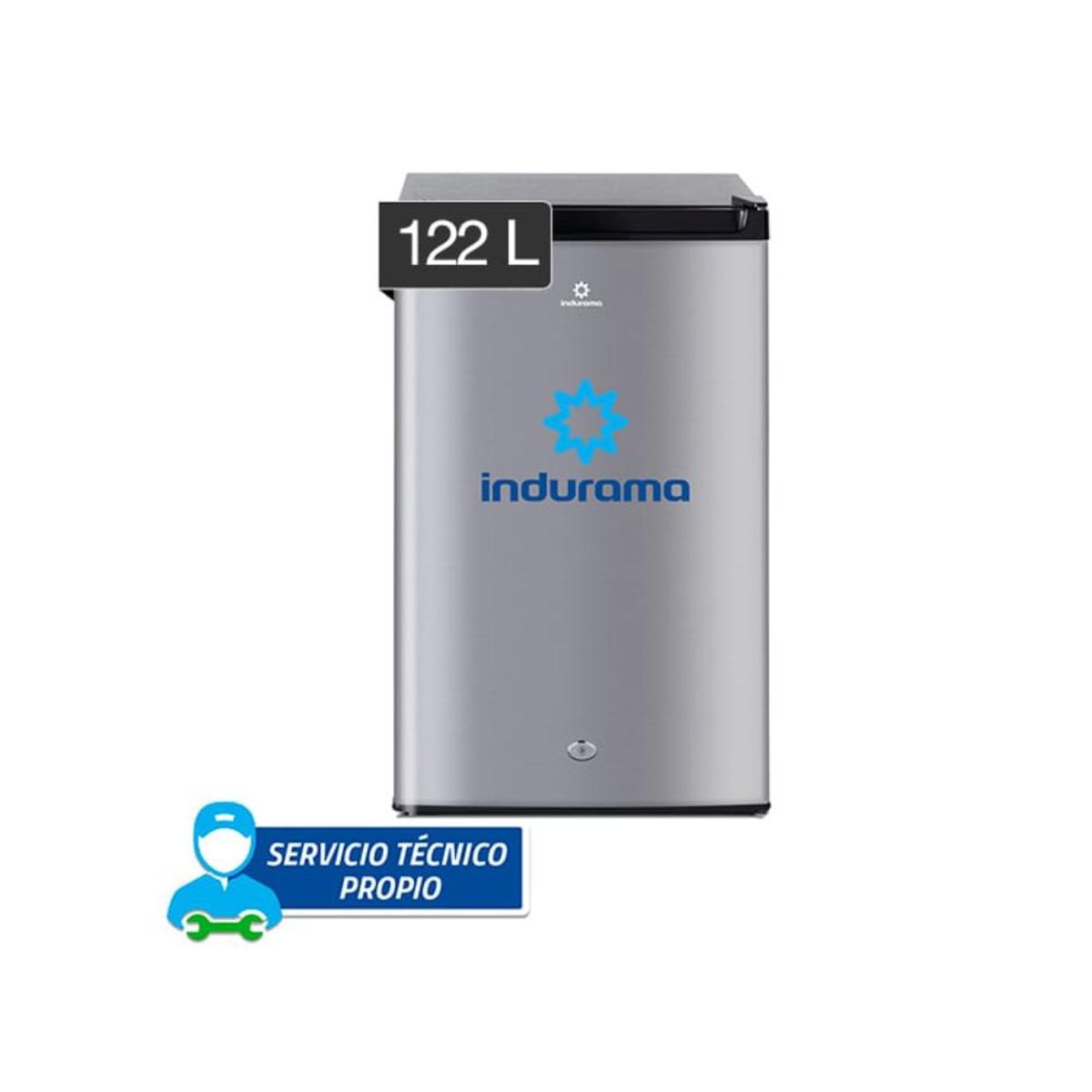 INDURAMA - FRIGOBAR INDURAMA 122 L RI159CR ACERO