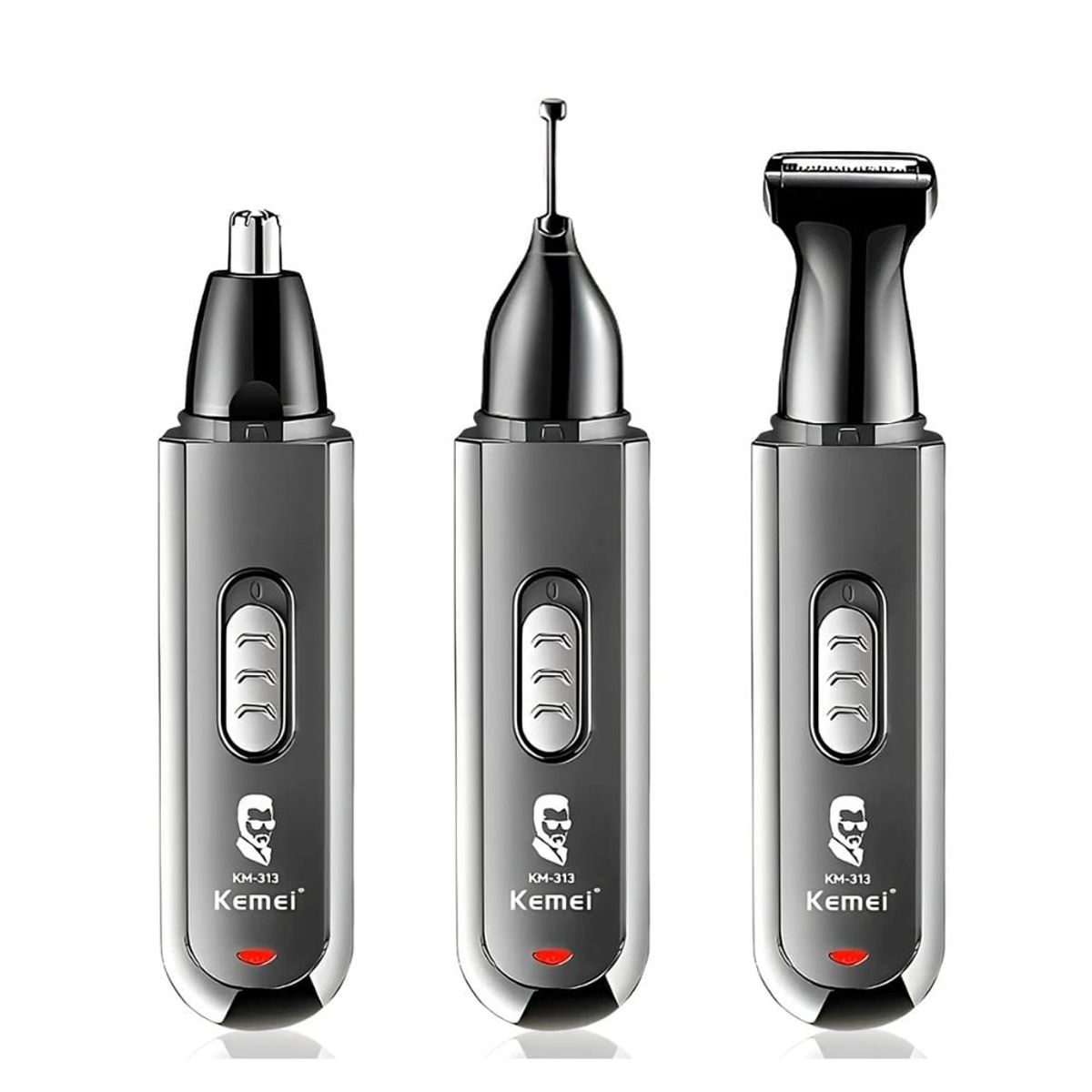 KEMEI - Cortadora de Vello Nasal Kemei 3 en 1 - KM313