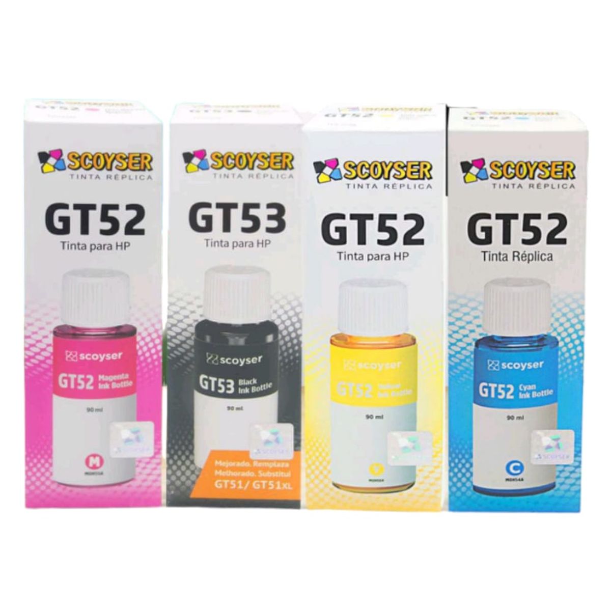 SCOYSER - JUEGO DE TINTAS COMPATIBLE GT5253