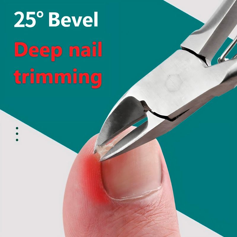 GENERICO - Set Pedicure Acero Inoxidable 8 Piezas Stainless Cortauñas