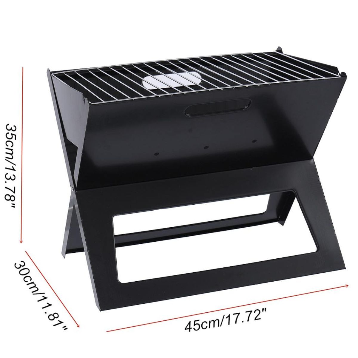 INSPIRA MARKET - Parrilla de carbón portatil