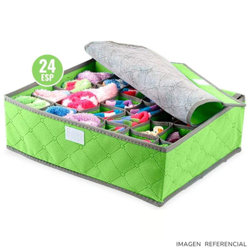 INSPIRA MARKET - Organizador Accesorios Ropa Interior 24 Espacios Plegable