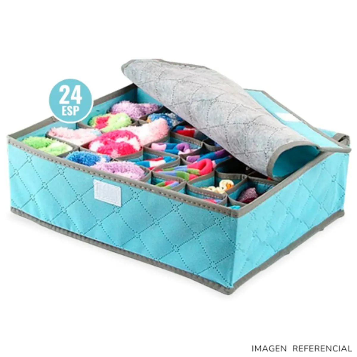 INSPIRA MARKET - Organizador Accesorios Ropa Interior 24 Espacios Plegable