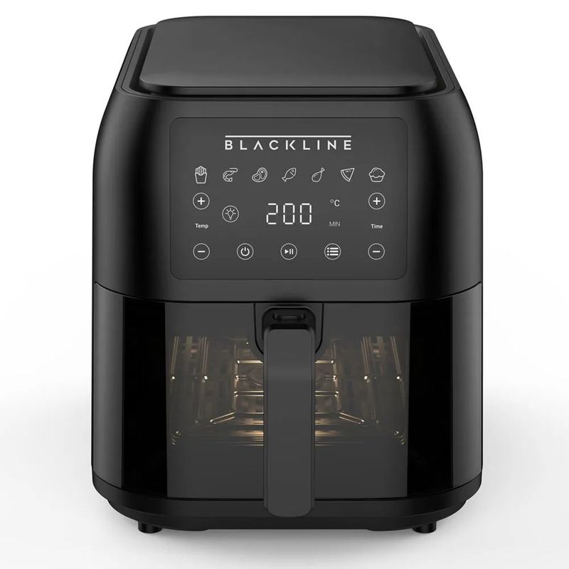 BLACKLINE - Freidora de Aire Digital BLACKLINE 8L AFT08008A Negro
