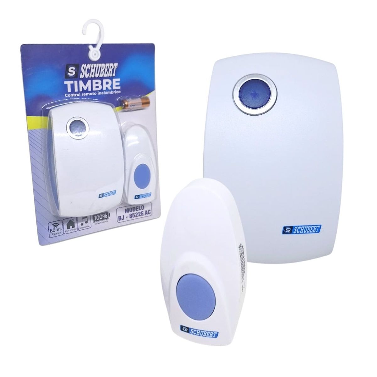 SCHUBERT - Timbre Inalambrico Portatil 80m