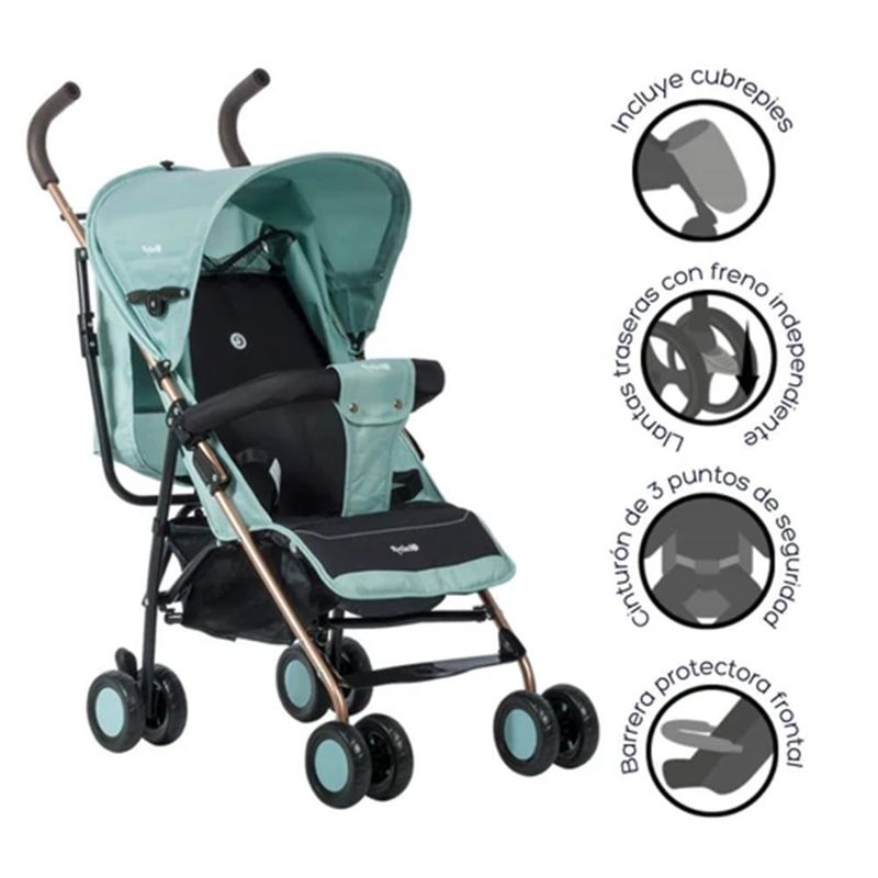 EBABY - COCHE Ebaby Baston ZAZU con Respaldar reclinable