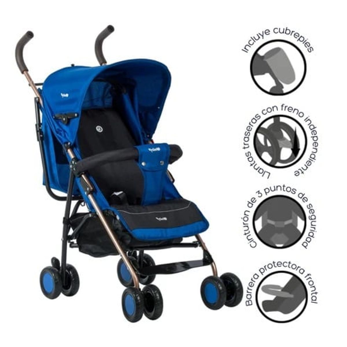 EBABY - COCHE Ebaby Baston ZAZU con Respaldar reclinable AZ
