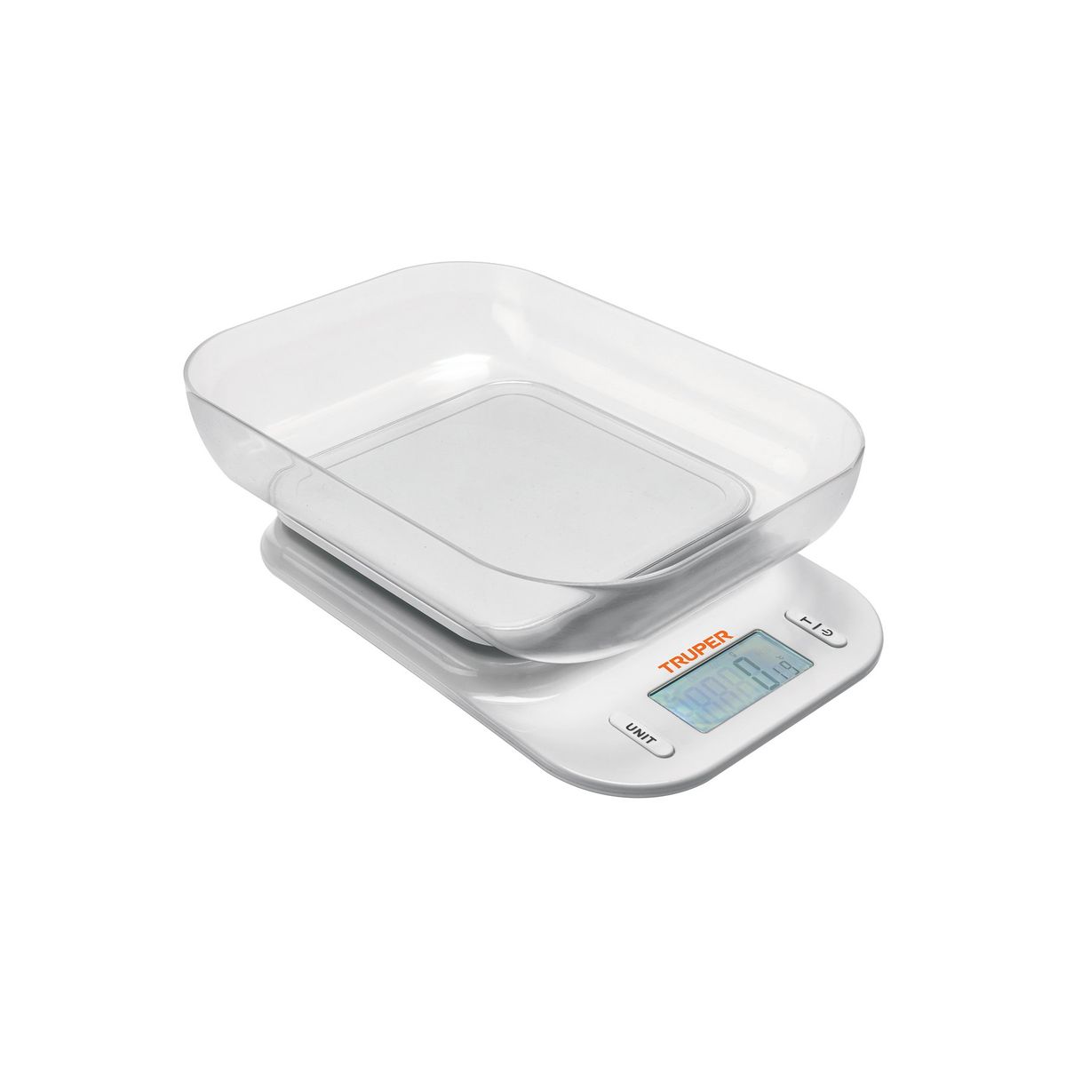 TRUPER - Balanza digital para cocina, con tazón, 5 kg, Truper