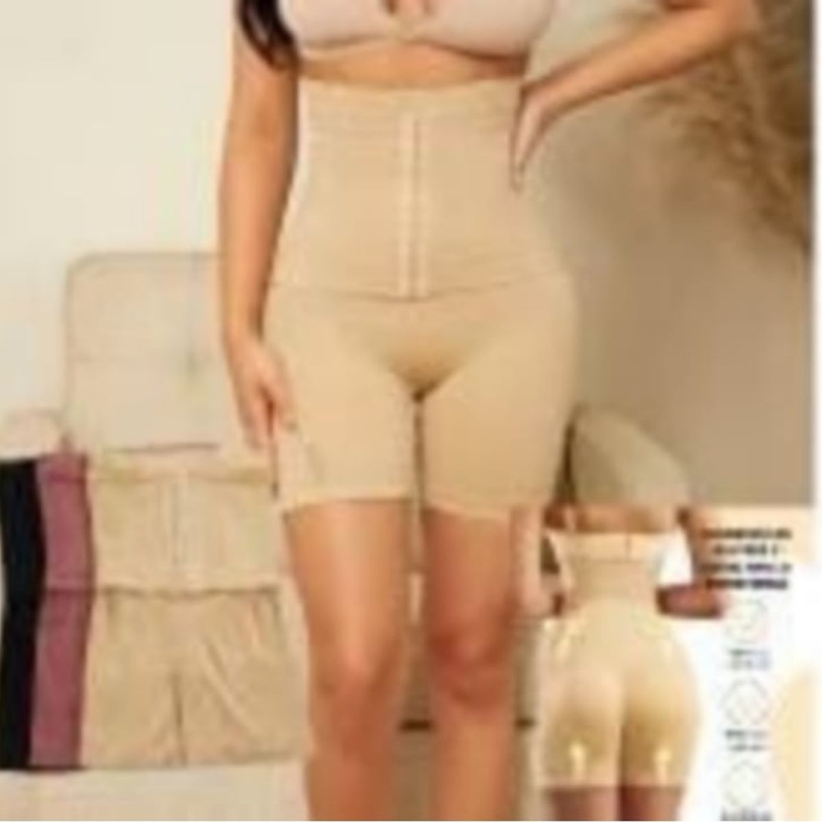 GENERICO - short Faja con Broche Levanta Gluteo