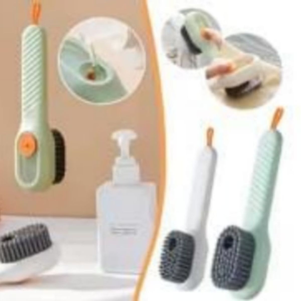 GENERICO - Cepillo con Dispensador Para Zapatos