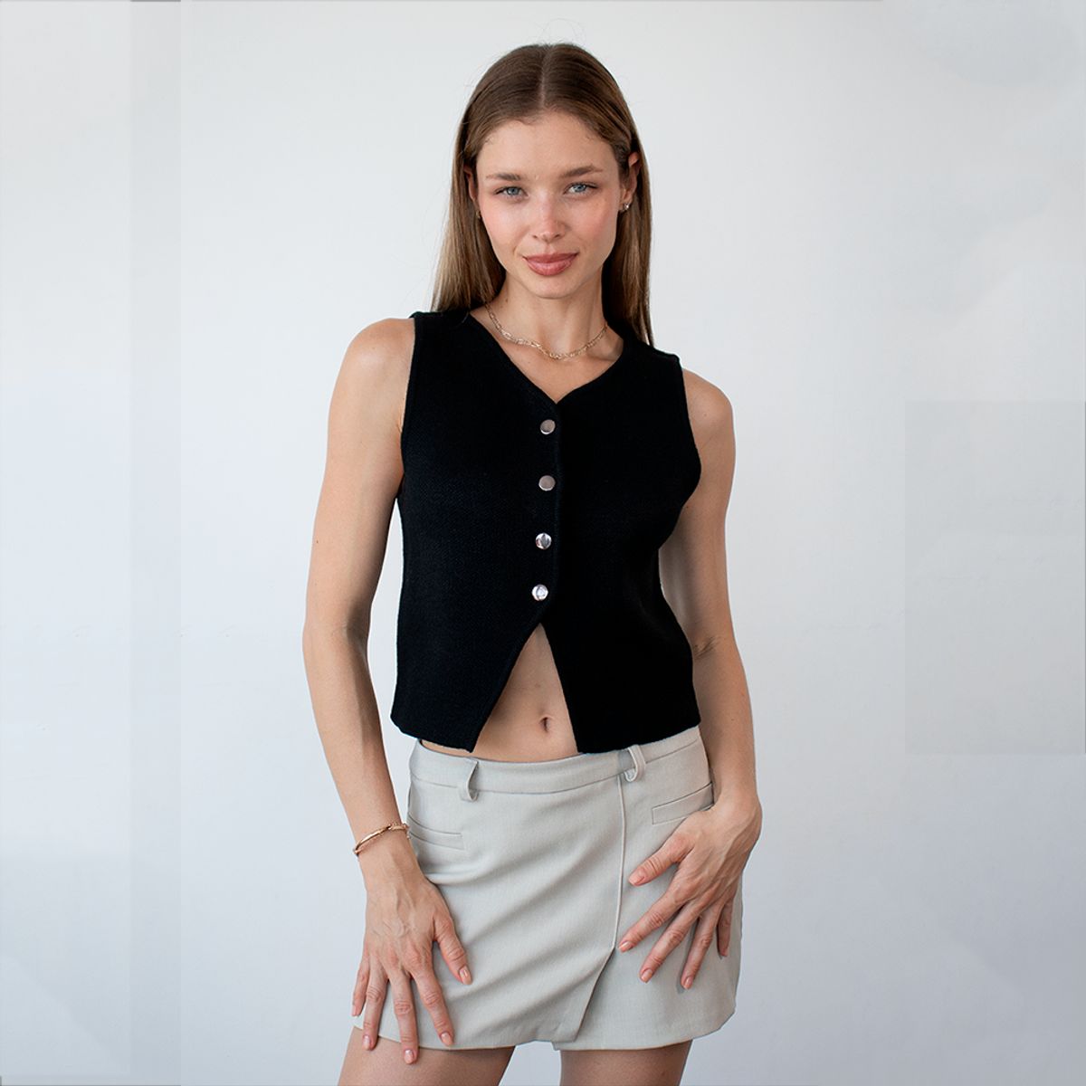 DESIRE - CHALECO KNIT CLEO  MUJER DESIRE