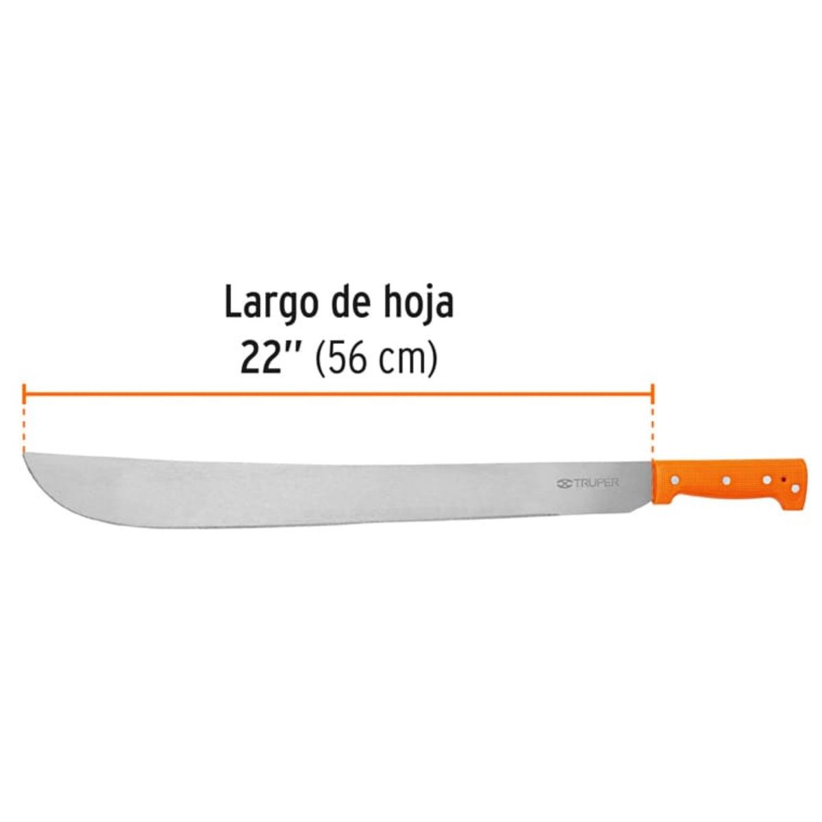 TRUPER - Hacha de acero con mango de madera ergonómico 28 pulgadas Truper
