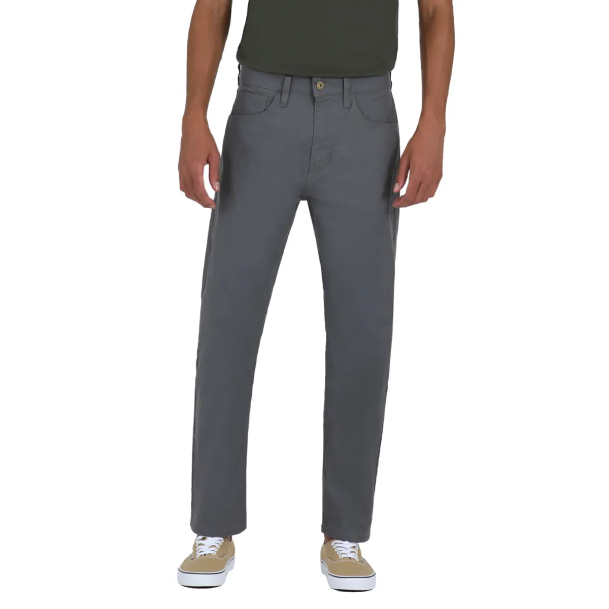 DOCKERS - Pantalón Hombre Jean Cut Straigh Fit Gris Dockers