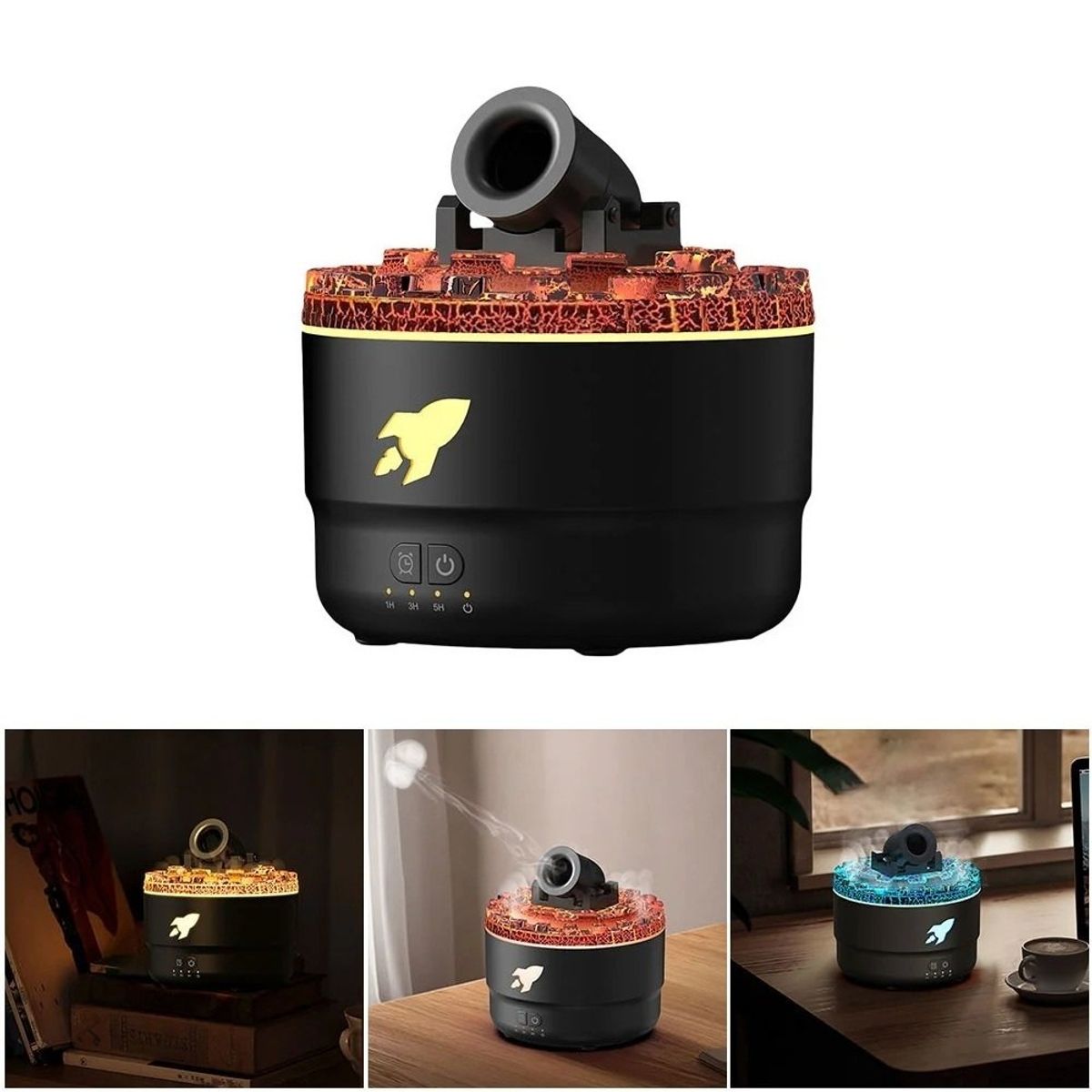 GENERICO - Difusor de Aromaterapia modelo Cañon