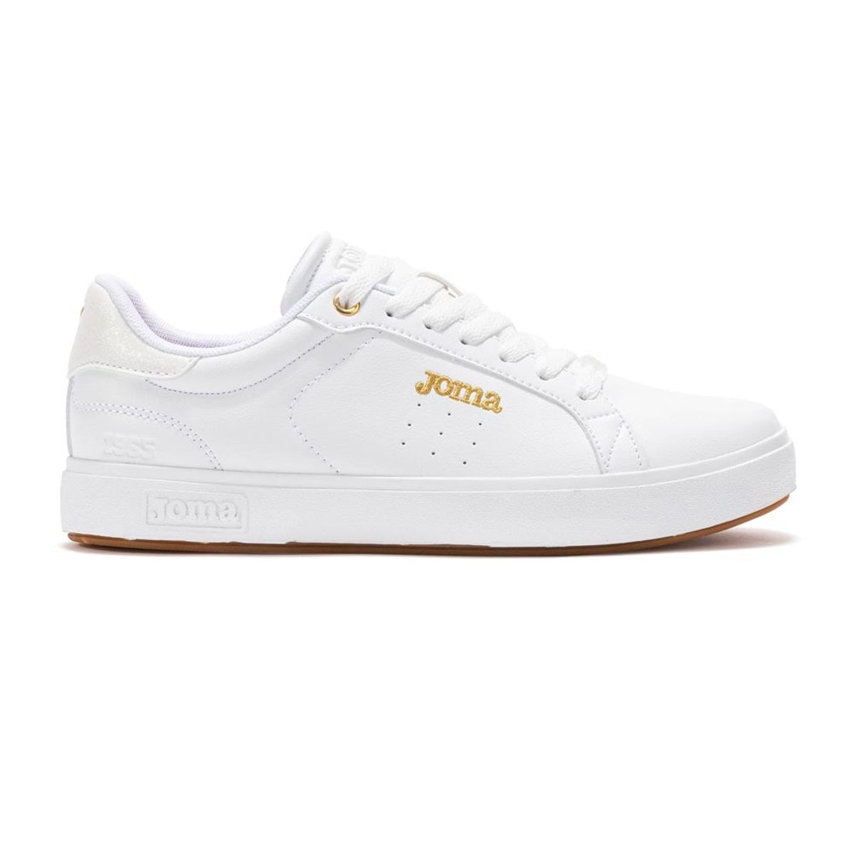 JOMA - Zapatillas Classic Lady 2508 Blanco Naranja