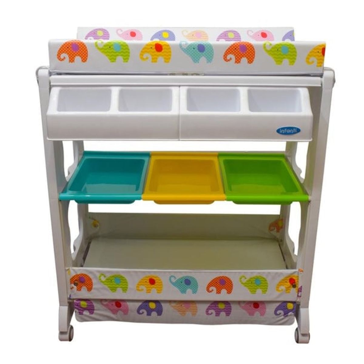 INFANTI - Bañera Cambiador 2 Nivel Elefante
