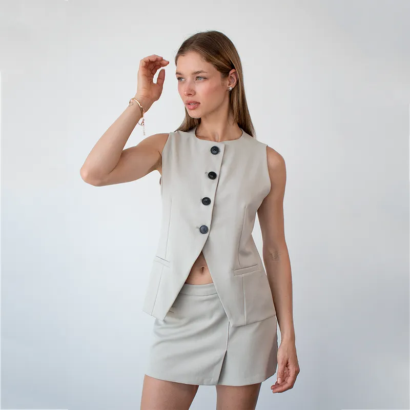 DESIRE - CHALECO SASTRE EVONNE  MUJER DESIRE