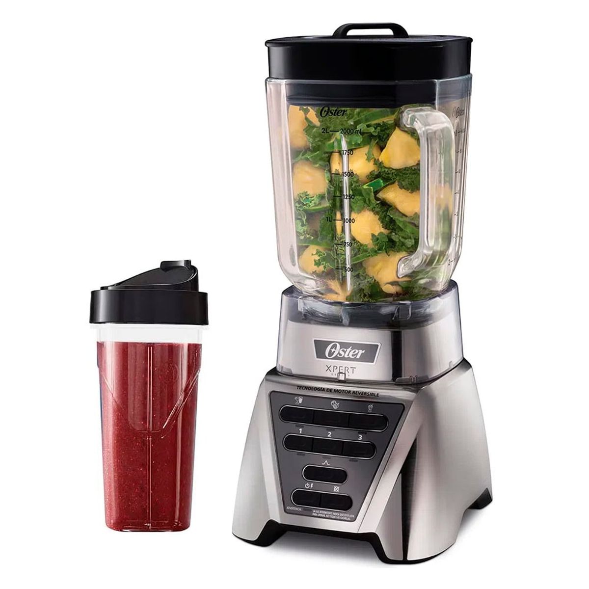 OSTER - Licuadora Oster BLST3ACPG Tecnología Reversible con vaso blend N go