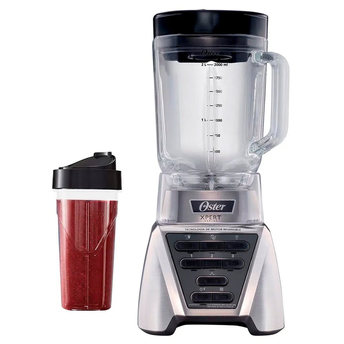 OSTER - Licuadora Oster BLST3ACPG Tecnología Reversible con vaso blend N go