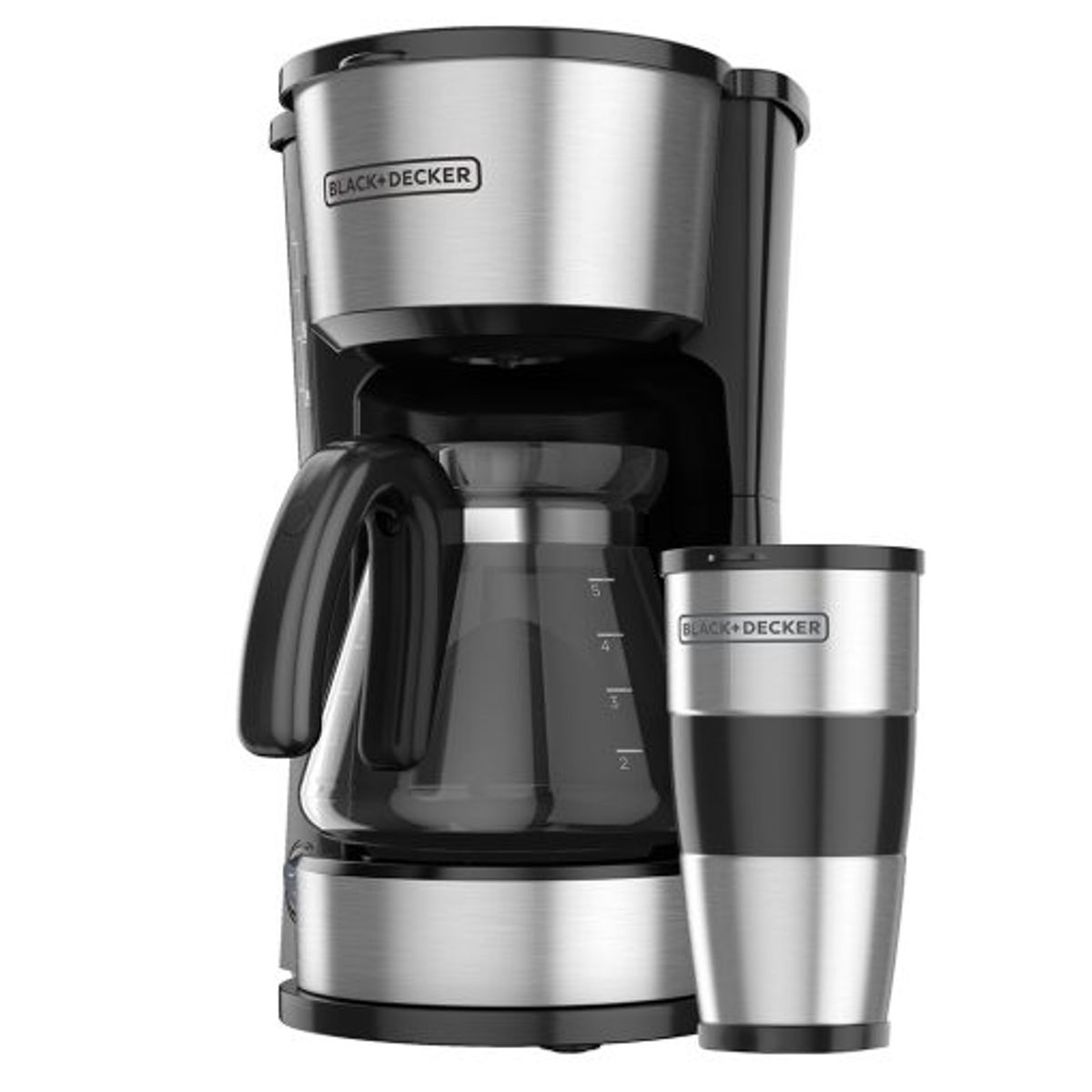 BLACK - Cafetera 4 en 1 de 5Tsz con Filtro Permanente BLACK & DECKER