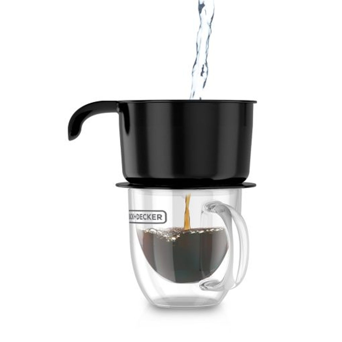 BLACK - Cafetera 4 en 1 de 5Tsz con Filtro Permanente BLACK & DECKER