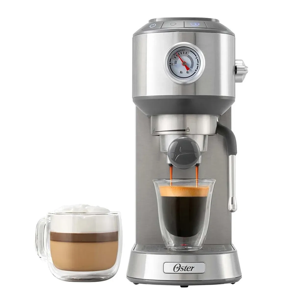 OSTER - Cafetera Oster® Espresso Compacta BVSTEM7200 Acero