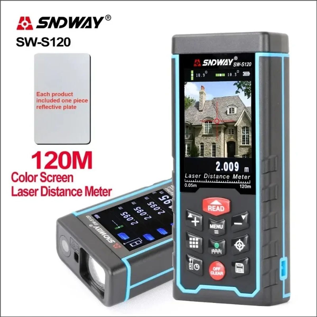 SNDWAY - WINCHA LASER SNDWAY SW-S120 CON CAMARA