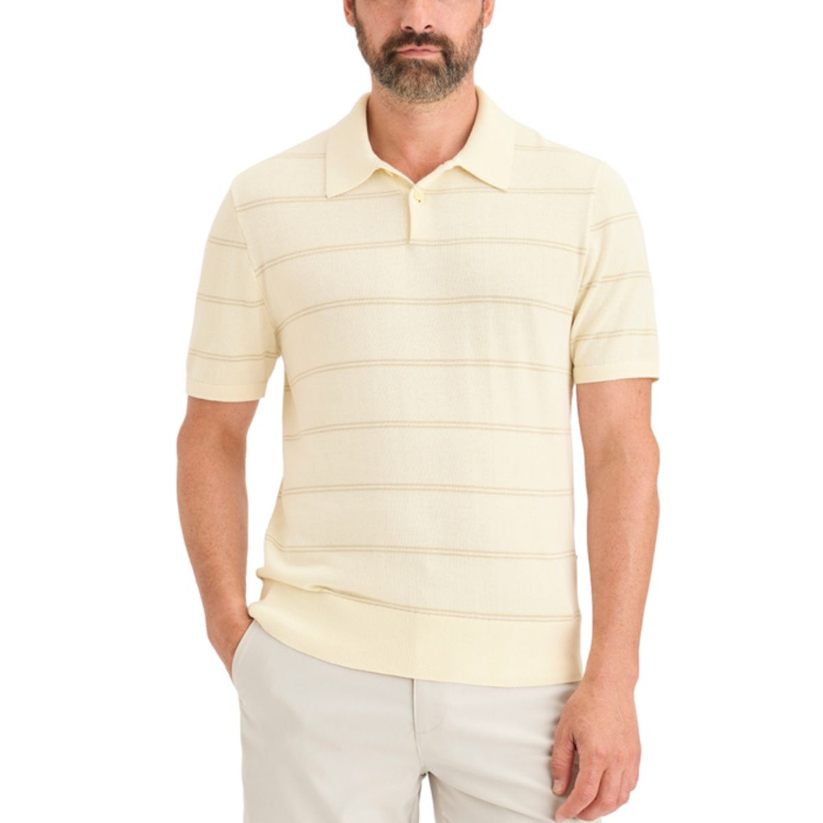 DOCKERS - Chompa Hombre Polo Regular Fit Blanco Dockers