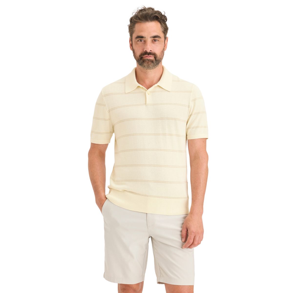 DOCKERS - Chompa Hombre Polo Regular Fit Blanco Dockers