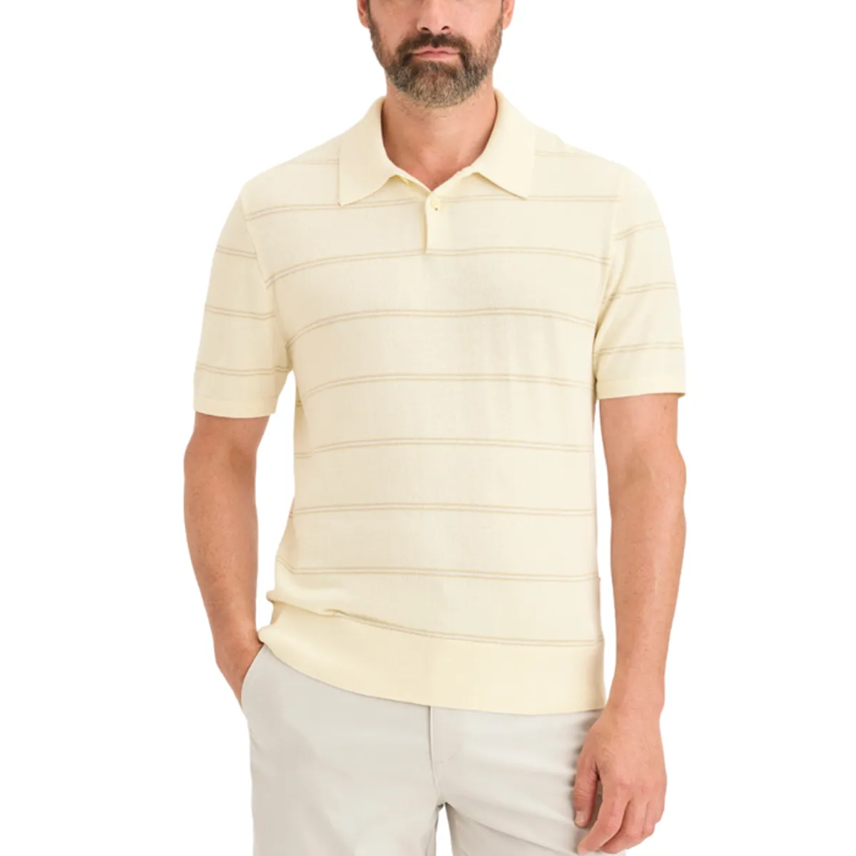 DOCKERS - Chompa Hombre Polo Regular Fit Blanco Dockers