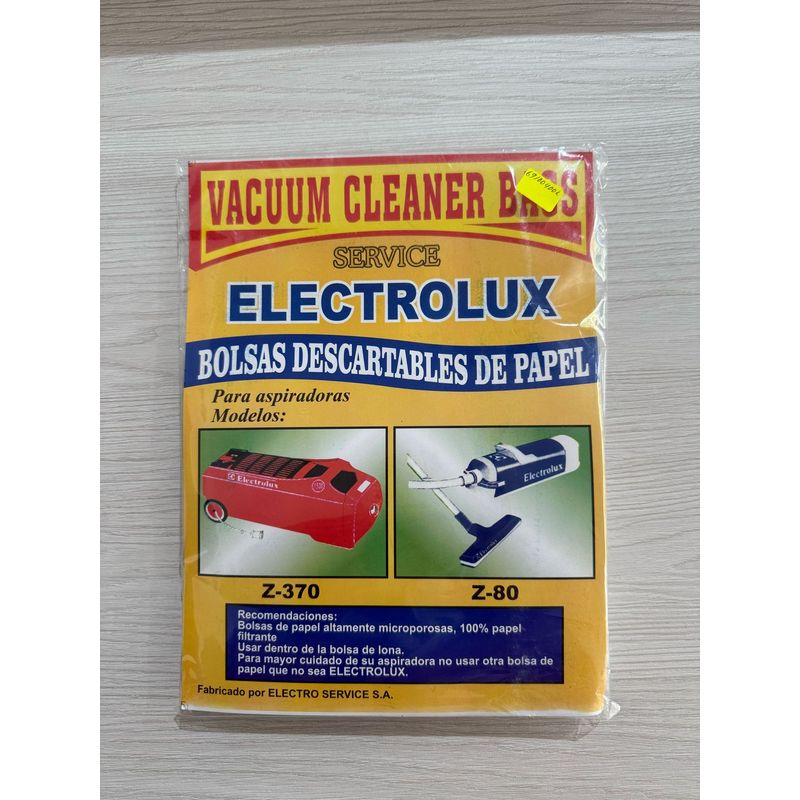 ELECTROLUX - Bolsas de papel para aspiradora Electrolux Z370