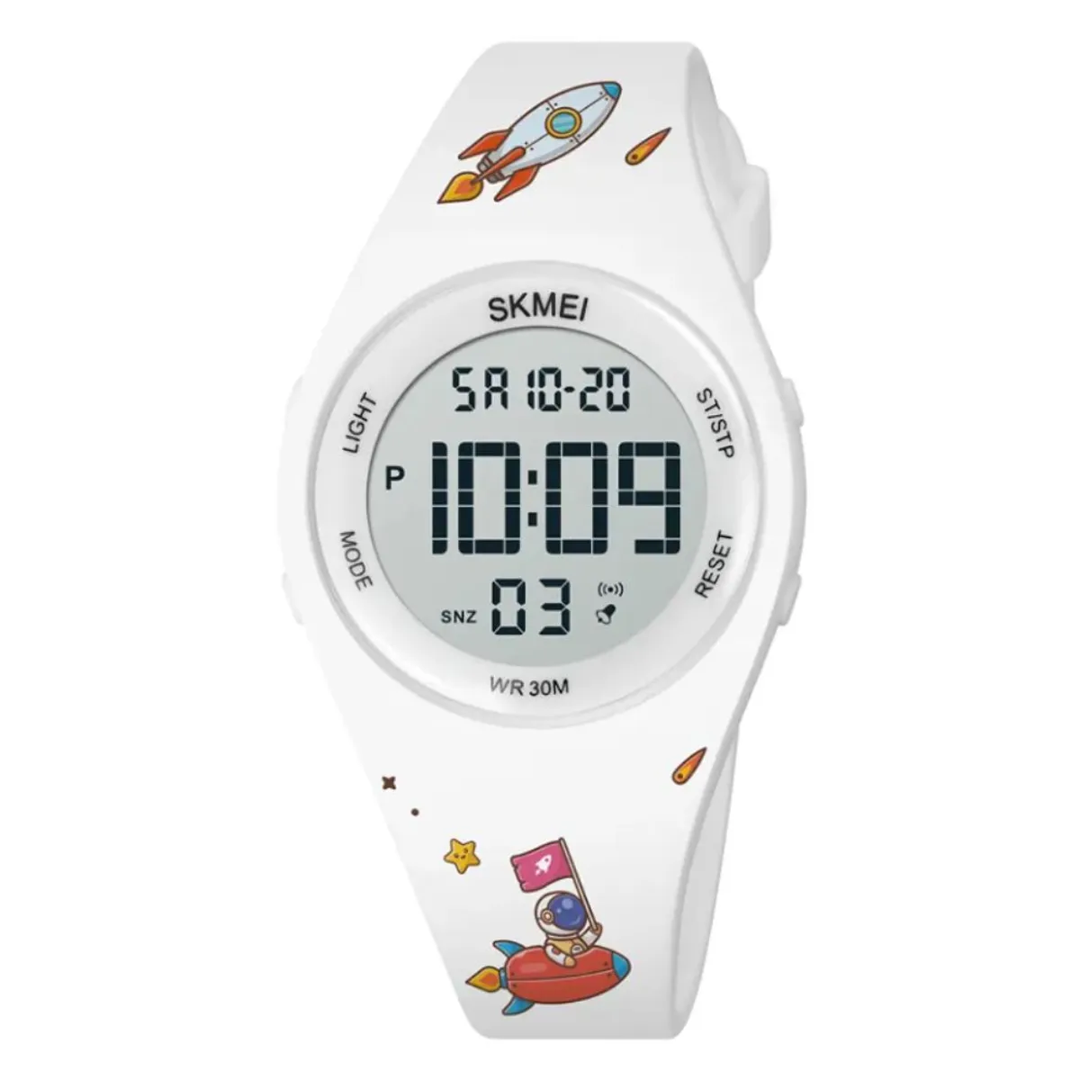 GRUPO CB - Reloj Digital de Silicona para Niños y Niñas Modelo Espacial