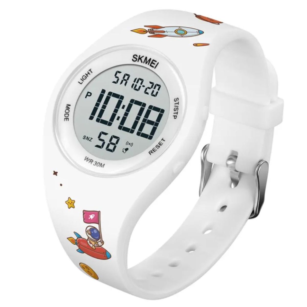 GRUPO CB - Reloj Digital de Silicona para Niños y Niñas Modelo Espacial
